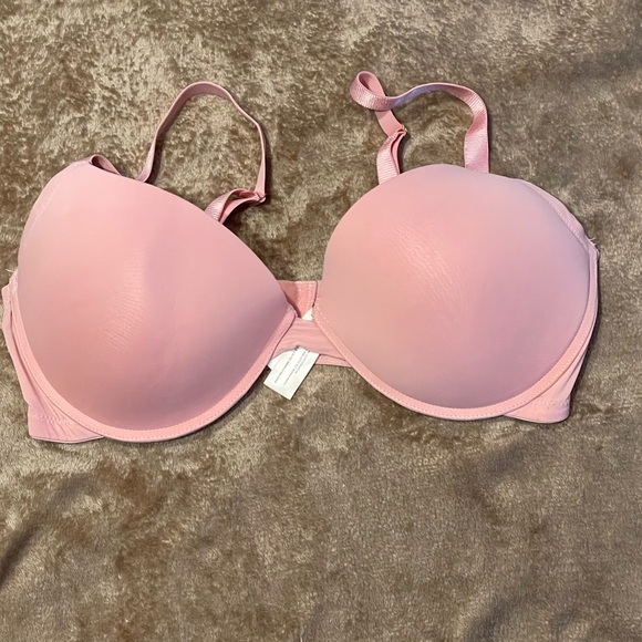 Jessica Simpson Pink Padded Underwire Bra with Adjustable Straps Size 38C - Picture 1 of 3